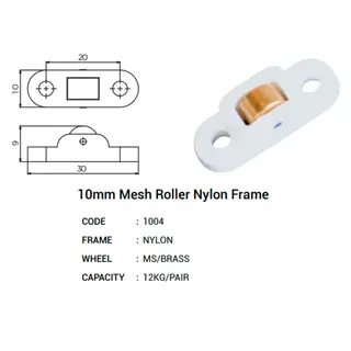 10mm Mesh Roller Nylon Frame for UPVC Windows & Doors by Simmply Perfect, Hyderabad