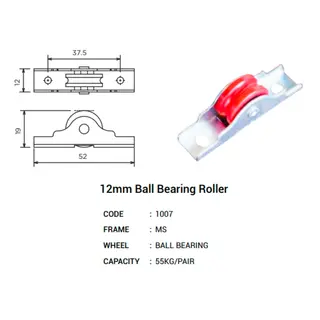 12mm Ball Bearing Window Roller for UPVC Windows & Doors by Simmply Perfect, Hyderabad