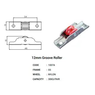 12mm Groove Window Roller for UPVC Windows & Doors by Simmply Perfect, Hyderabad