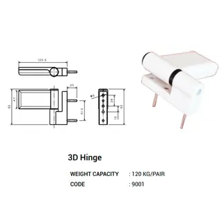 3d Hinge for UPVC Windows & Doors by Simmply Perfect, Hyderabad