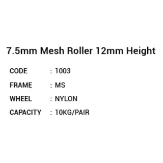 7.5mm Mesh Roller 12mm Height for UPVC Windows & Doors | Simmply Perfect – view 2 7.5mm Mesh Roller 12mm Height for UPVC Windows & Doors – view 2 by Simmply Perfect, Hyderabad