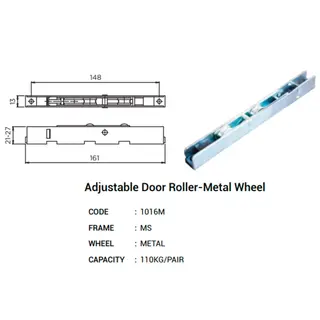 Adjustable Door Roller Metal Wheel for UPVC Windows & Doors by Simmply Perfect, Hyderabad