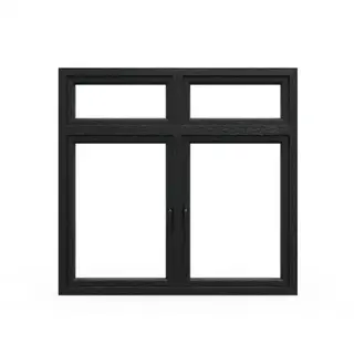 Black Laminated UPVC 60 Series Combination Double Casement Window by Simmply Perfect, Hyderabad