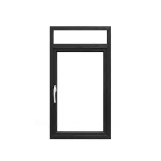 Black Laminated UPVC 60 Series Combination Single Casement Door by Simmply Perfect, Hyderabad