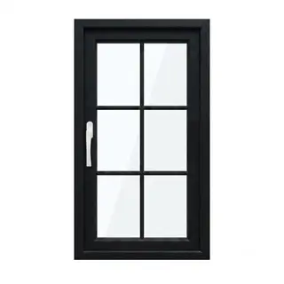 Black Laminated UPVC 60 Series French Single Casement Door by Simmply Perfect, Hyderabad