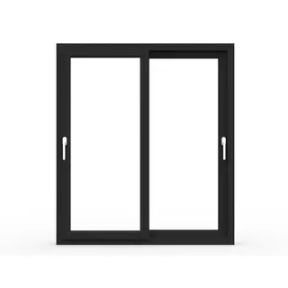 Black Laminated UPVC 62 Series 2-Track 2-Panel Sliding Door by Simmply Perfect, Hyderabad