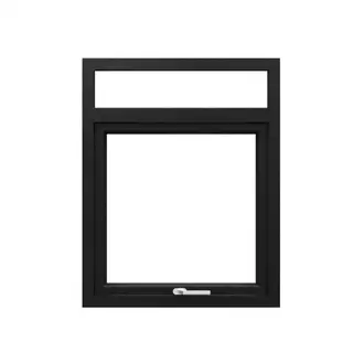Black Laminated UPVC Combination Window Top Hung with Top Fix by Simmply Perfect, Hyderabad