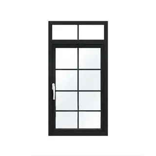 Black Laminated UPVC French Door with Top Fix by Simmply Perfect, Hyderabad