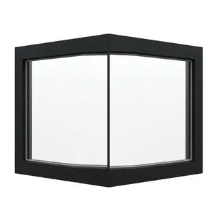 Black Laminated UPVC Glass to Glass Window by Simmply Perfect, Hyderabad