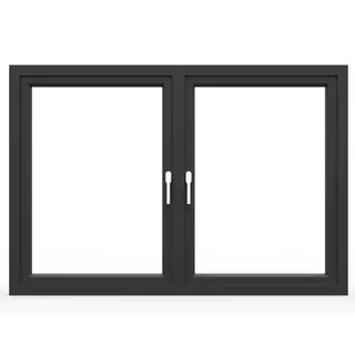 Black UPVC Double Casement Window | Simmply Perfect – view 2 Black UPVC Double Casement Window – view 2 by Simmply Perfect, Hyderabad