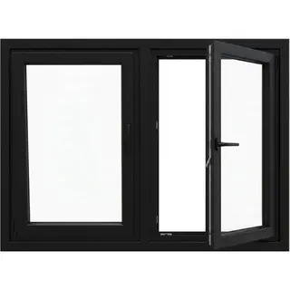 Black UPVC Double Casement Window by Simmply Perfect, Hyderabad