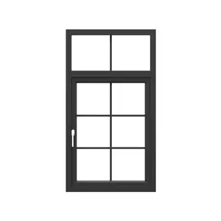 Black UPVC French Window with Top Fix by Simmply Perfect, Hyderabad