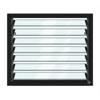 Black UPVC Ventilator Design 12 by Simmply Perfect, Hyderabad