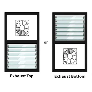 Black UPVC Ventilator Design 5 by Simmply Perfect, Hyderabad