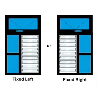 Black UPVC Ventilator Design 8 by Simmply Perfect, Hyderabad