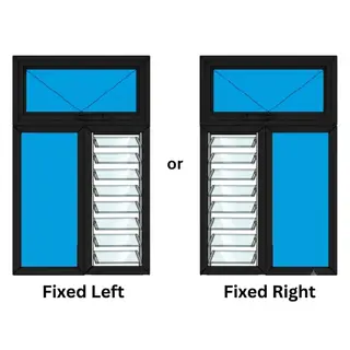 Black UPVC Ventilator Design 9 by Simmply Perfect, Hyderabad