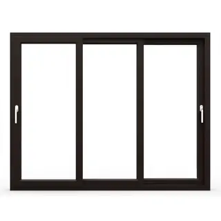 Brown UPVC 112 Series 3-Track 3-Panel Sliding Door by Simmply Perfect, Hyderabad