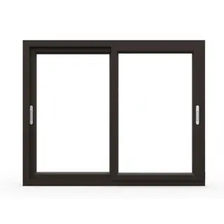 Brown UPVC 62 Series 2-Track 2-Panel Sliding Window by Simmply Perfect, Hyderabad
