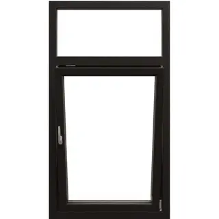 Brown UPVC Combination Window Tilt and Turn with Top Fixed by Simmply Perfect, Hyderabad