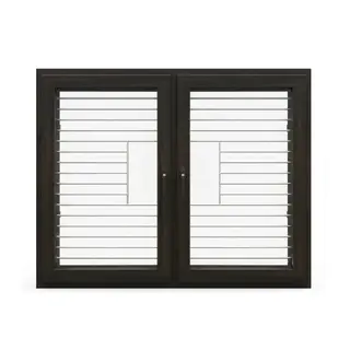 Brown UPVC Double Casement Window with Grill by Simmply Perfect, Hyderabad