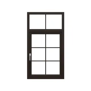 Brown UPVC French Window with Top Fix by Simmply Perfect, Hyderabad