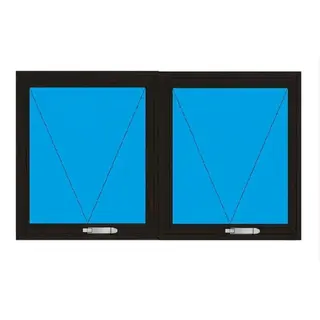 Brown UPVC Ventilator Design 10 by Simmply Perfect, Hyderabad