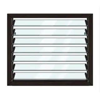 Brown UPVC Ventilator Design 12 by Simmply Perfect, Hyderabad