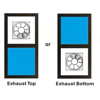 Brown UPVC Ventilator Design 4 by Simmply Perfect, Hyderabad