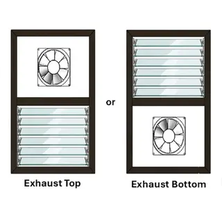 Brown UPVC Ventilator Design 5 by Simmply Perfect, Hyderabad