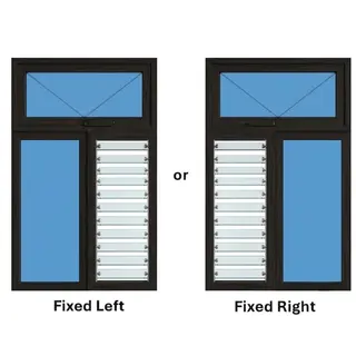 Brown UPVC Ventilator Design 9 by Simmply Perfect, Hyderabad