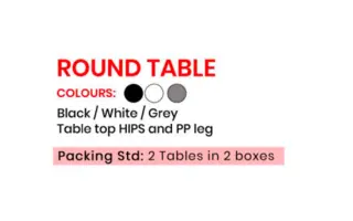Cafe Table Round | Simmply Perfect – view 2 Cafe Table Round – view 2 by Simmply Perfect, Hyderabad