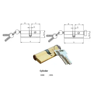 Cylinder for UPVC Windows & Doors by Simmply Perfect, Hyderabad