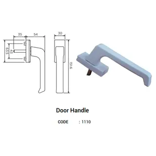 Door Handle for UPVC Windows & Doors by Simmply Perfect, Hyderabad