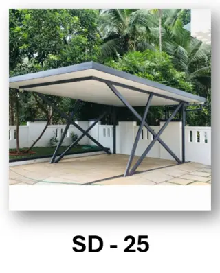 Flat Shed Design 25 by Simmply Perfect, Hyderabad