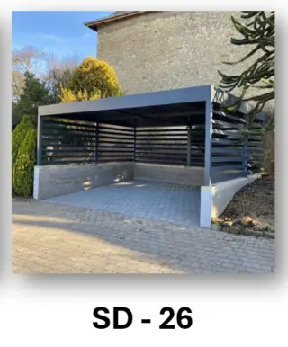 Flat Shed Design 26 by Simmply Perfect, Hyderabad
