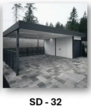 Flat Shed Design 32 by Simmply Perfect, Hyderabad