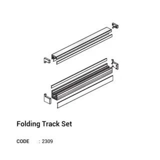 Folding Track Set for UPVC Windows & Doors by Simmply Perfect, Hyderabad