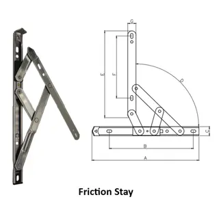 Friction Stay for UPVC Windows & Doors by Simmply Perfect, Hyderabad