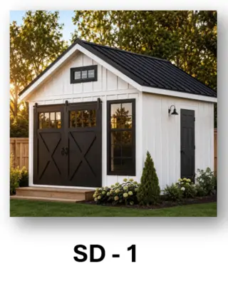 Gable Shed Design 01 by Simmply Perfect, Hyderabad