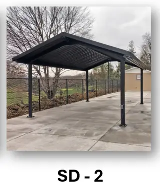 Gable Shed Design 02 by Simmply Perfect, Hyderabad