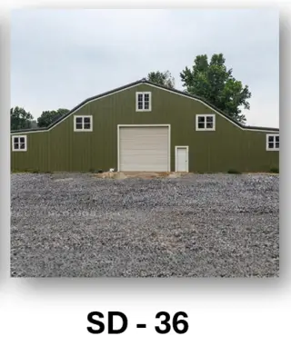 Gambrel Shed Design 36 by Simmply Perfect, Hyderabad