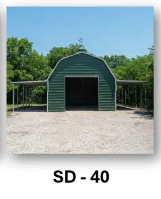 Gambrel Shed Design 40 by Simmply Perfect, Hyderabad