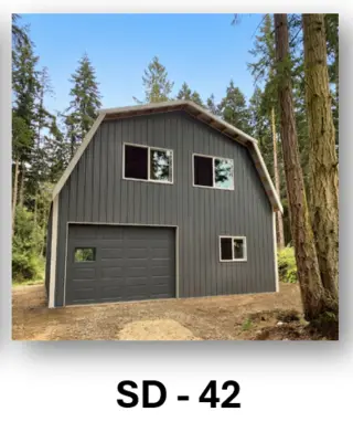 Gambrel Shed Design 42 by Simmply Perfect, Hyderabad