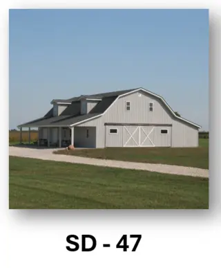 Gambrel Shed Design 47 by Simmply Perfect, Hyderabad