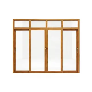 Golden Oak UPVC 112 Series 3-Track 4-Panel Combination Sliding Door with Top Fix by Simmply Perfect, Hyderabad