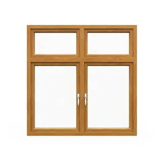 Golden Oak UPVC 60 Series Combination Double Casement Window by Simmply Perfect, Hyderabad