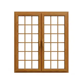 Golden Oak UPVC 60 Series French Double Casement Door by Simmply Perfect, Hyderabad