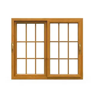 Golden Oak UPVC 62 Series 2-Track French Sliding Door by Simmply Perfect, Hyderabad