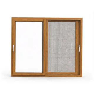 Golden Oak UPVC 90 Series 2.5-Track 2-Panel Sliding Door with Mesh by Simmply Perfect, Hyderabad