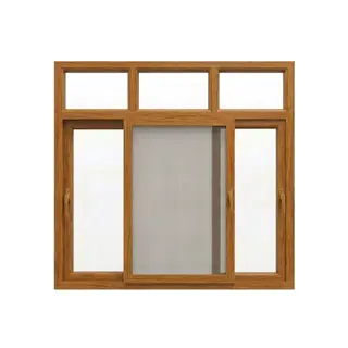 Golden Oak UPVC 90 Series 2.5-Track Combination Sliding Door with Top Fix by Simmply Perfect, Hyderabad